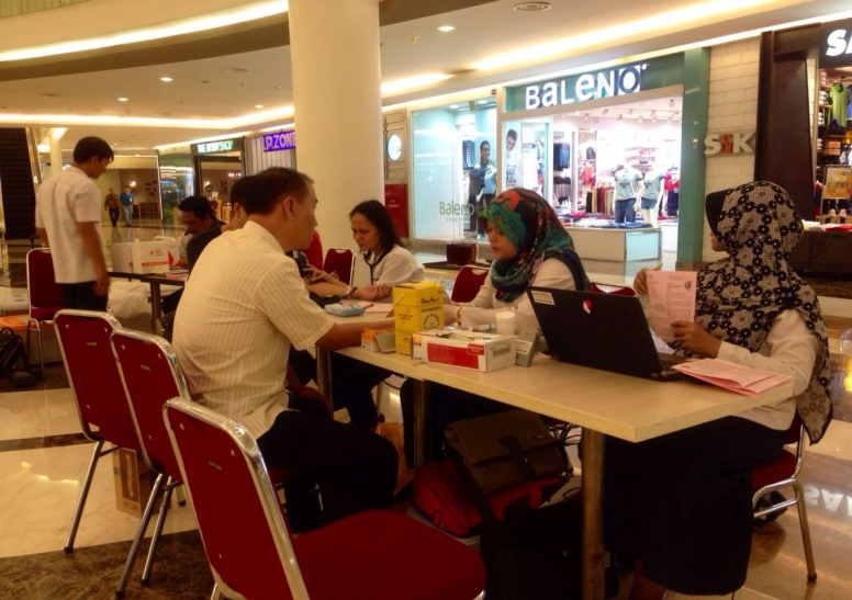 Kegiatan Donor Darah pada Event Festival Jakarta Great Sale - 18